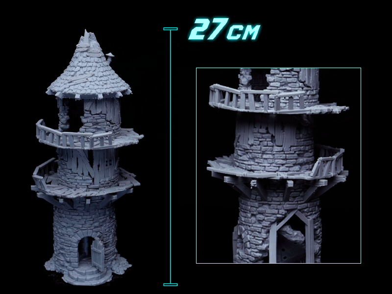A large scale model 3D printed on the Sonic Mighty 4K resin 3D printer